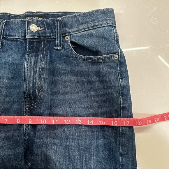 Lucky Brand High Rise Mom Jeans “Drew” Womens Size 8/29 Avg. - Picture 8 of 12